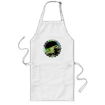 Posing Frog Long Apron