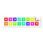 positive attitude bumper stickers