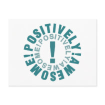 Positive & Awesome Postcard