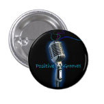 Positive Grooves - mini button