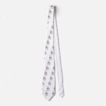 Positive Self Talk Black And White Neck Tie