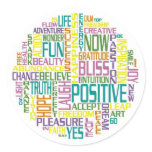 Positive Sticker