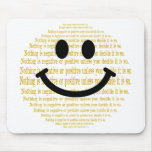 Positive Thinking Smiley mousepads