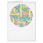 Positive Words cards