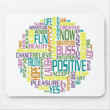 Positive Words Mousemat