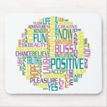 Positive Words Mousemat mousepads