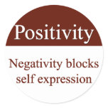Positivity allows self expression stickers
