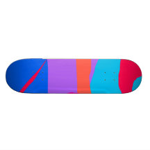 Possibility Intelligence Polished Rice Blue Muscle Skate Board Deck