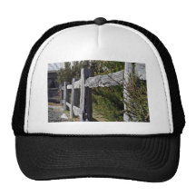 Post and Rail Fence Mesh Hats