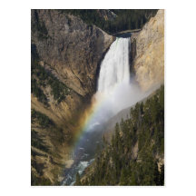 Post Card - AM Rainbow, Lower Falls of the Yellows