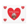 Post Card Basset Hound Red Heart Be My Valentine