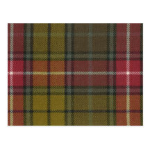 Post Card Buchanan Weathered Tartan