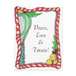 Post Card -Candy Cane Tennis postcards