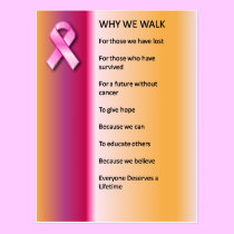 Post Card Why We Walk postcards