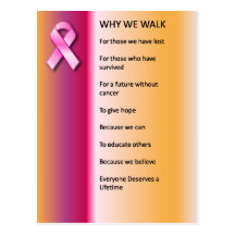Post Card Why We Walk