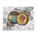 POST CARDS - Big Coin Pop Art postcards