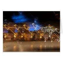 Post-Christmas Glow Folding Gard Greeting Cards