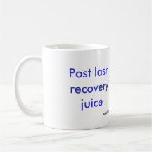 Post lash recovery juice mugs