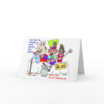 Post Modern Wonderland Greeting Card