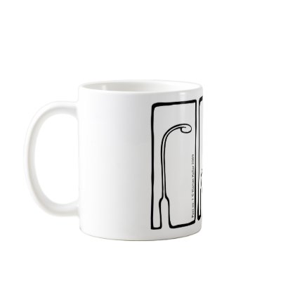 Post nr. 1 coffee mug by KjartanHallur
