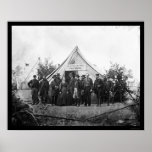 Post Office Headquarters in Falmouth, VA 1863 posters