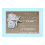 Post Wedding Reception Invitations - Beach Burlap