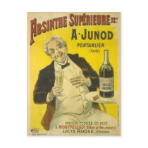 Postcard Absinthe Junod Wens Kaarten