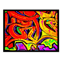 Postcard-Abstract/Misc-Graffiti Gallery 4
