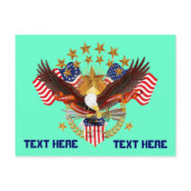 Postcard America Spirit Is Not Forgotten 50 Colour