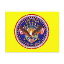 Postcard America Spirit Is Not Forgotten 50 Colour
