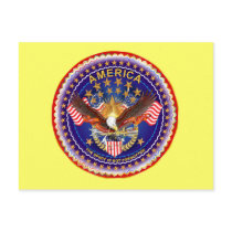 Postcard America Spirit Is Not Forgotten 50 Colour