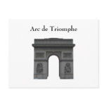 Postcard: Arc de Triomphe