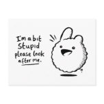 Postcard - Bit Stupid
