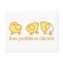 Postcard by Los Pollitos Dicen