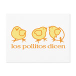 Postcard by Los Pollitos Dicen