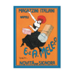 Postcard: Cappiello - Vintage - Magazzini Italiani