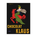 Postcard: Chocolat Klaus - Leonetto Cappiello