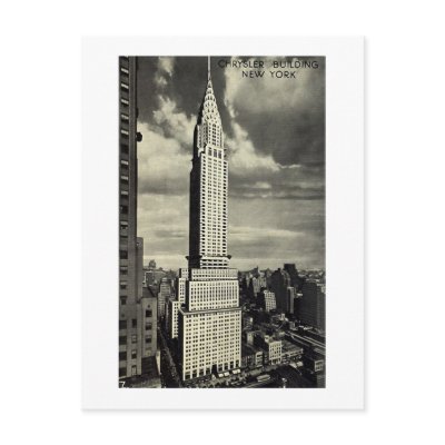 Postcard, Chrysler Building, New York City by gregoryolney2