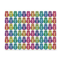 Postcard - Cute Rainbow Matryoshka Owl