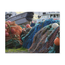Postcard / Dutch Harbour, Unalaska Net Pile