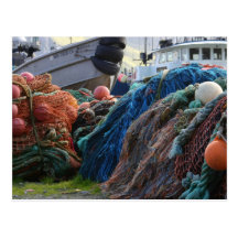 Postcard / Dutch Harbour, Unalaska Net Pile