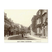Postcard, East Street, Blandford Forum, Dorset