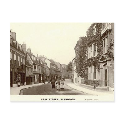 Postcard, East Street, Blandford Forum, Dorset by gregoryolney2