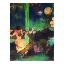 Postcard: Edgar Degas - Cafe des Ambassadeurs
