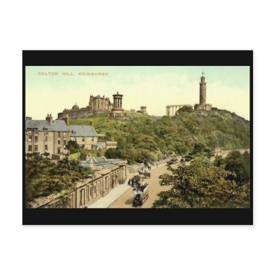 Postcard, Edinburgh, Calton Hill by gregoryolney2