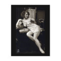 Postcard - Erotic Young Lady