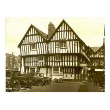 Postcard, Evesham, Worcestershire, 1937