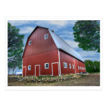 Postcard, Farber barn