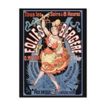 Postcard: Folies Bergere