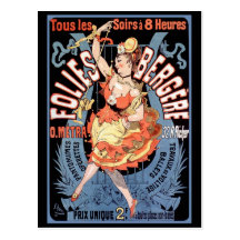 Postcard: Folies Bergere